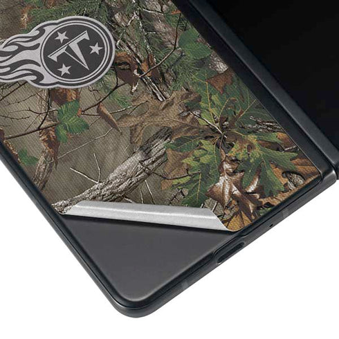 NFL Tennessee Titans Realtree Xtra Green Camo Galaxy Z Fold4 5G Skin