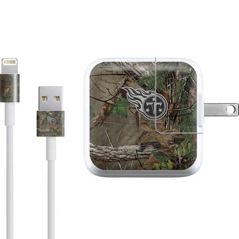NFL Tennessee Titans Realtree Xtra Green Camo iPad Charger (10W USB) Skin