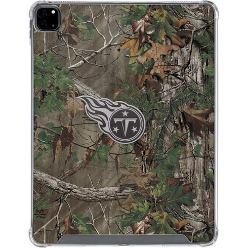 NFL Tennessee Titans Realtree Xtra Green Camo iPad Pro 12.9in (2020) Clear Case