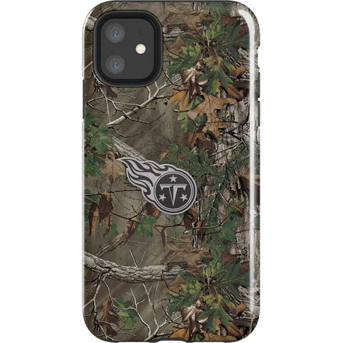 NFL Tennessee Titans Realtree Xtra Green Camo iPhone 11 Impact Case