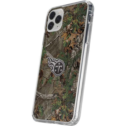 NFL Tennessee Titans Realtree Xtra Green Camo iPhone 11 Pro Clear Case