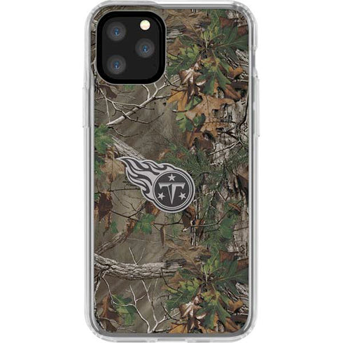 NFL Tennessee Titans Realtree Xtra Green Camo iPhone 11 Pro Clear Case