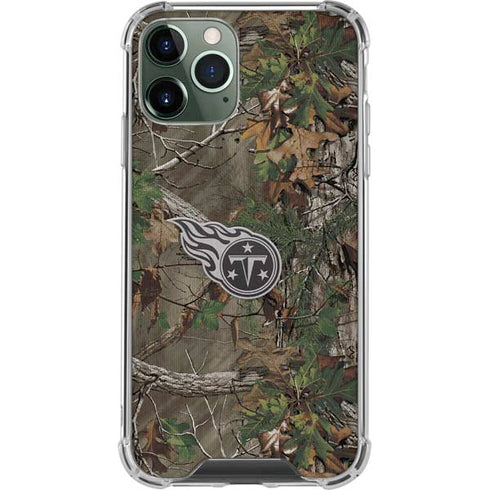 NFL Tennessee Titans Realtree Xtra Green Camo iPhone 11 Pro Max Clear Case