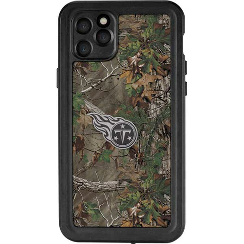 NFL Tennessee Titans Realtree Xtra Green Camo iPhone 11 Pro Max Waterproof Case