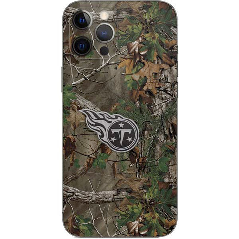 NFL Tennessee Titans Realtree Xtra Green Camo iPhone 12 Pro Max Skin