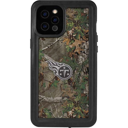 NFL Tennessee Titans Realtree Xtra Green Camo iPhone 12 Pro Max Waterproof Case