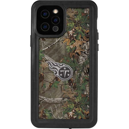 NFL Tennessee Titans Realtree Xtra Green Camo iPhone 12 Pro Waterproof Case