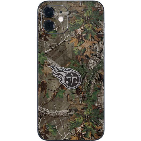 NFL Tennessee Titans Realtree Xtra Green Camo iPhone 12 Skin