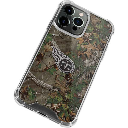 NFL Tennessee Titans Realtree Xtra Green Camo iPhone 13 Pro Max Clear Case