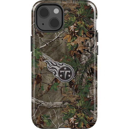 NFL Tennessee Titans Realtree Xtra Green Camo iPhone 15 Impact Case