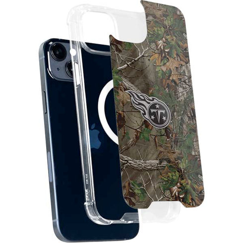 NFL Tennessee Titans Realtree Xtra Green Camo iPhone 15 Plus MagSafe Case