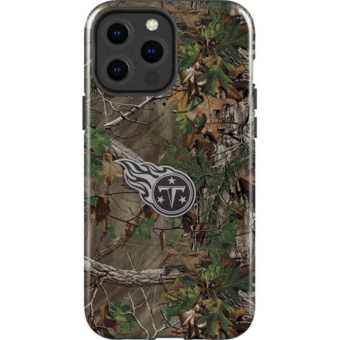 NFL Tennessee Titans Realtree Xtra Green Camo iPhone 15 Pro Max Impact Case