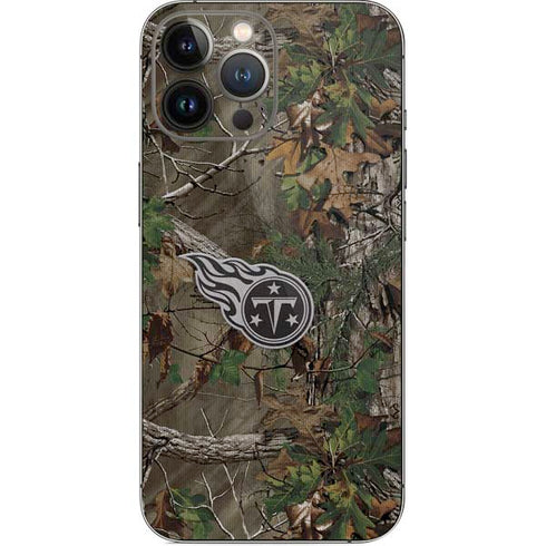 NFL Tennessee Titans Realtree Xtra Green Camo iPhone 14 Pro Max Skin