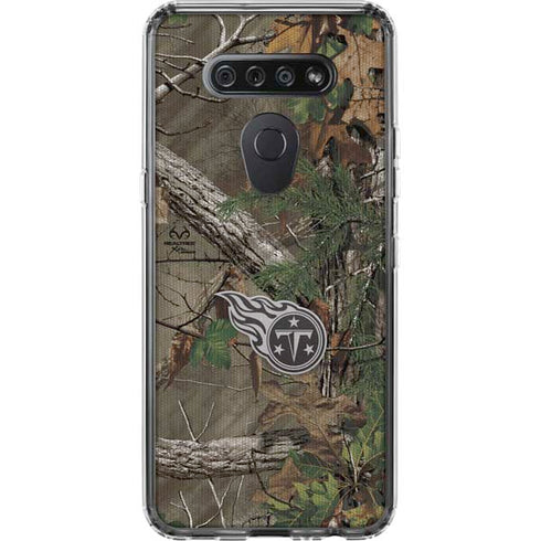NFL Tennessee Titans Realtree Xtra Green Camo LG K51/Q51 Clear Case