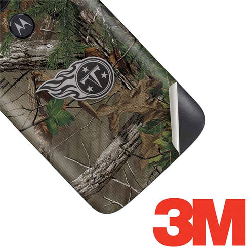 NFL Tennessee Titans Realtree Xtra Green Camo Moto E5 Play Skin