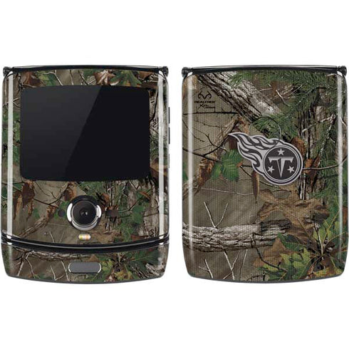 NFL Tennessee Titans Realtree Xtra Green Camo Motorola RAZR Skin