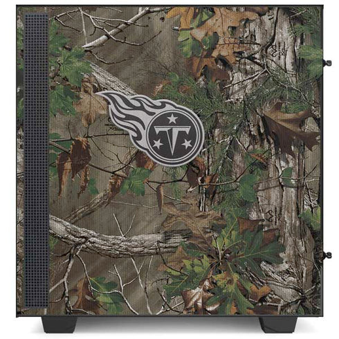 NFL Tennessee Titans Realtree Xtra Green Camo NZXT H510 Compact ATX Mid-Tower Case Skin