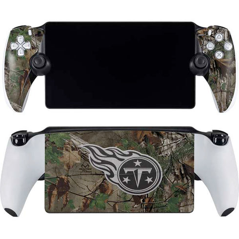 NFL Tennessee Titans Realtree Xtra Green Camo PlayStation Portal Remote Player Skin