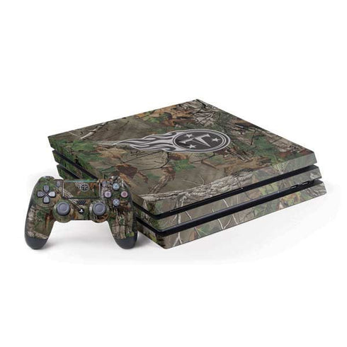 NFL Tennessee Titans Realtree Xtra Green Camo PS4 Pro Bundle Skin