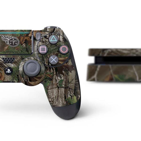 NFL Tennessee Titans Realtree Xtra Green Camo PS4 Slim Bundle Skin