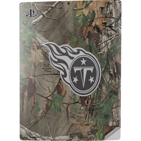 NFL Tennessee Titans Realtree Xtra Green Camo PS5 Digital Edition Console Skin