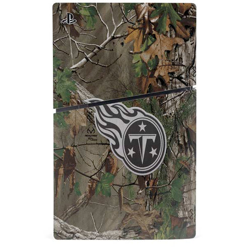 NFL Tennessee Titans Realtree Xtra Green Camo PS5 Slim Disk Bundle Skin
