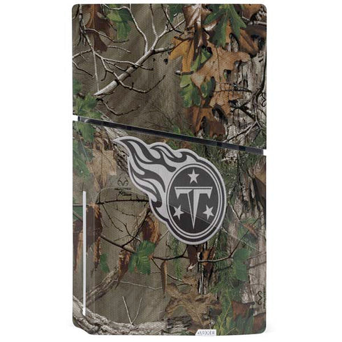 NFL Tennessee Titans Realtree Xtra Green Camo PS5 Slim Disk Bundle Skin
