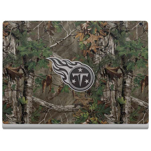 NFL Tennessee Titans Realtree Xtra Green Camo Surface Book 2 15in Skin
