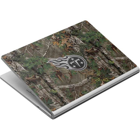 NFL Tennessee Titans Realtree Xtra Green Camo Surface Book Skin