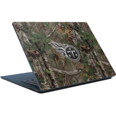 NFL Tennessee Titans Realtree Xtra Green Camo Surface Laptop Skin