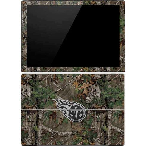 NFL Tennessee Titans Realtree Xtra Green Camo Surface Pro 4 Skin
