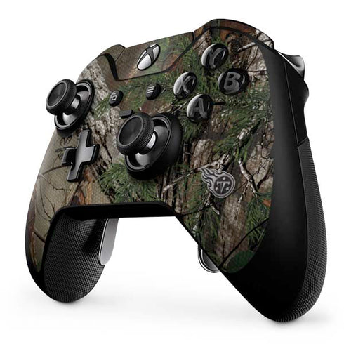 NFL Tennessee Titans Realtree Xtra Green Camo Xbox One Elite Controller Skin