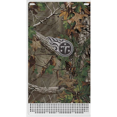 NFL Tennessee Titans Realtree Xtra Green Camo Xbox Series S Console Skin