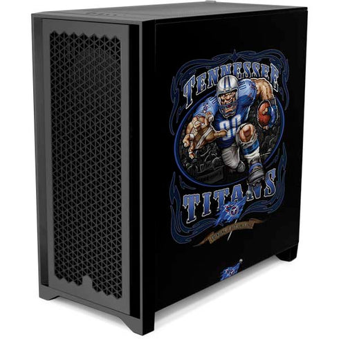 Liquid Blue NFL Tennessee Titans Running Back Corsair 4000D Tempered Glass Mid-Tower ATX Case Skin