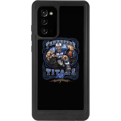 Liquid Blue NFL Tennessee Titans Running Back Galaxy Note20 5G Waterproof Case