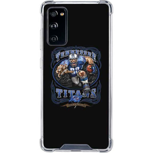 Liquid Blue NFL Tennessee Titans Running Back Galaxy S20 FE Clear Case