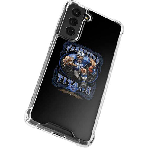 Liquid Blue NFL Tennessee Titans Running Back Galaxy S21 FE Clear Case