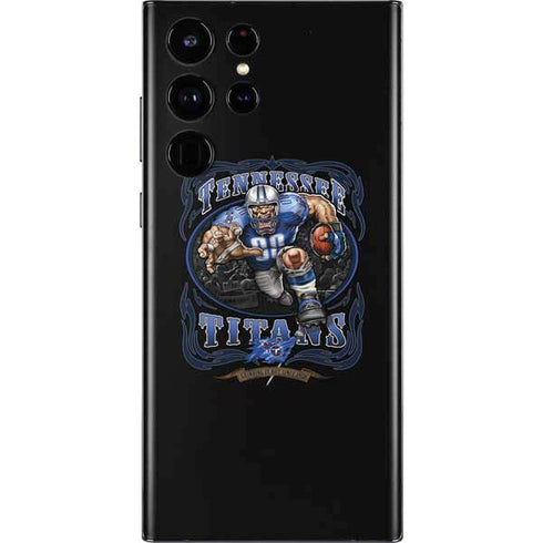 Liquid Blue NFL Tennessee Titans Running Back Galaxy S22 Ultra Skin