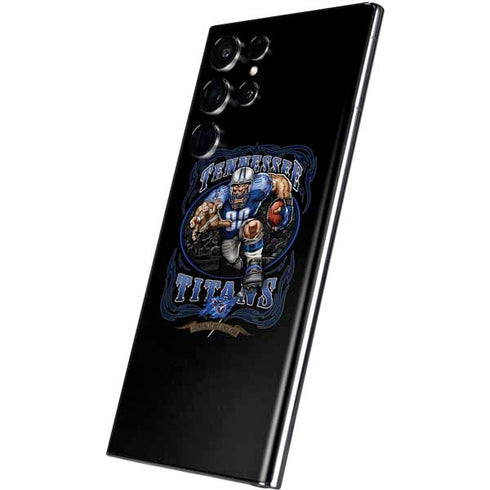 Liquid Blue NFL Tennessee Titans Running Back Galaxy S22 Ultra Skin