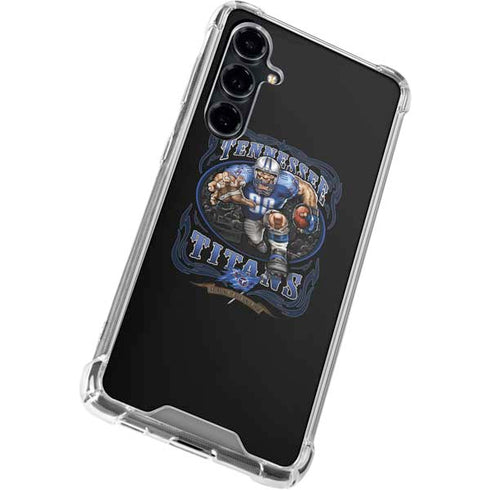 Liquid Blue NFL Tennessee Titans Running Back Galaxy S23 FE Clear Case