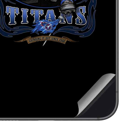 Liquid Blue NFL Tennessee Titans Running Back Galaxy S23 FE Skin