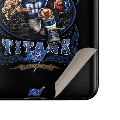 Liquid Blue NFL Tennessee Titans Running Back Galaxy Z Flip Skin