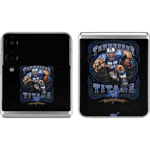 Liquid Blue NFL Tennessee Titans Running Back Galaxy Z Flip4 5G Skin