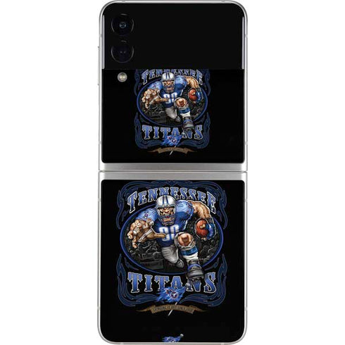 Liquid Blue NFL Tennessee Titans Running Back Galaxy Z Flip4 5G Skin