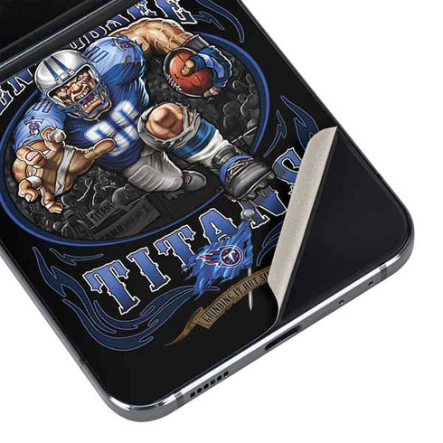 Liquid Blue NFL Tennessee Titans Running Back Galaxy Z Flip5 5G Skin