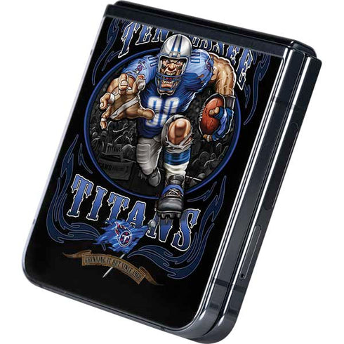 Liquid Blue NFL Tennessee Titans Running Back Galaxy Z Flip5 5G Skin