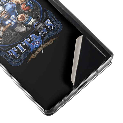 Liquid Blue NFL Tennessee Titans Running Back Galaxy Z Fold2 5G Skin