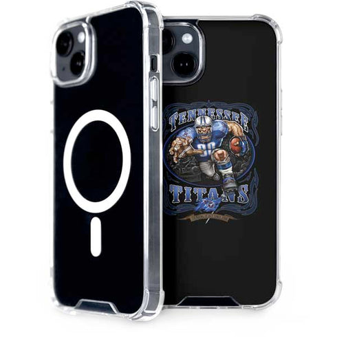 Liquid Blue NFL Tennessee Titans Running Back iPhone 15 MagSafe Case
