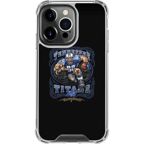 Liquid Blue NFL Tennessee Titans Running Back iPhone 15 Pro Clear Case