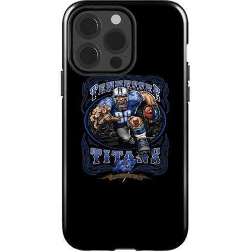 Liquid Blue NFL Tennessee Titans Running Back iPhone 15 Pro Impact Case